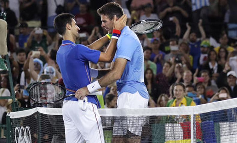 Juan Martín del Potro y el punto final.