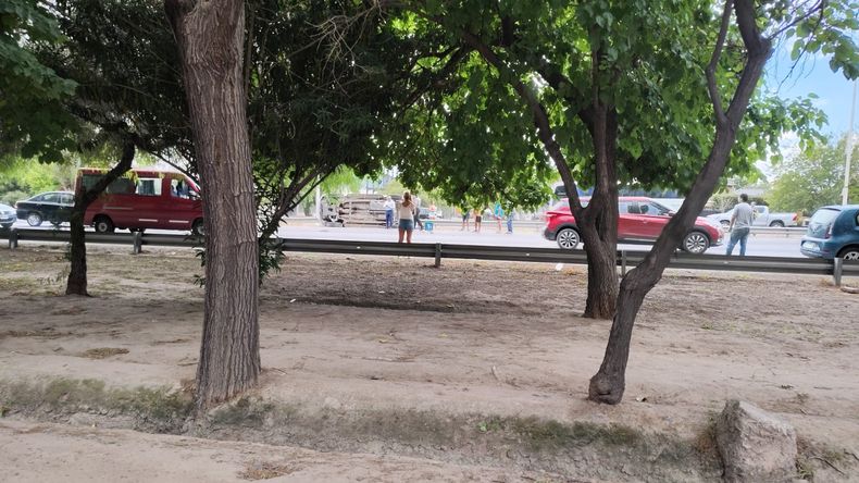 El suceso tuvo lugar en el departamento de Guaymallén, en Acceso Sur y Lamadrid.