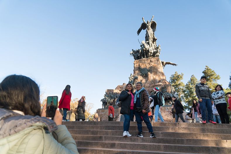 Turistas, turismo, vacaciones de invierno