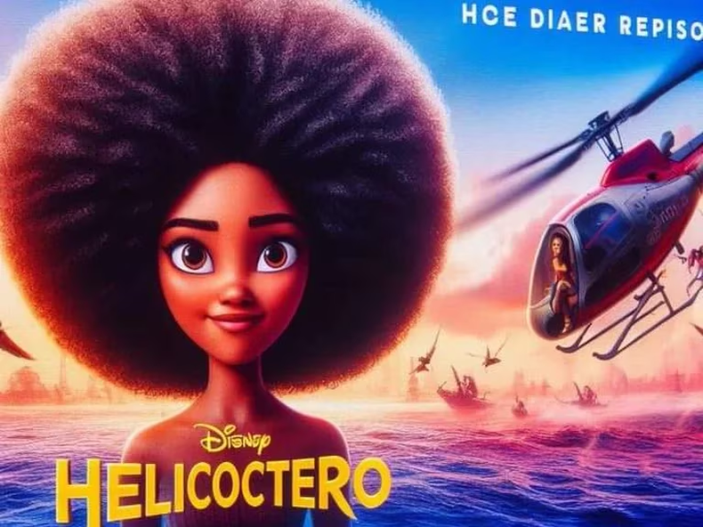 C&oacute;mo crear un p&oacute;ster de pel&iacute;cula al estilo Disney | Los usuarios se burlaron de los viajes en helic&oacute;ptero de la vicepresidenta de Colombia, Francia M&aacute;rquez - cr&eacute;dito Redes sociales.