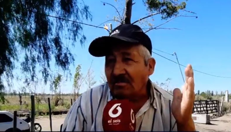 Adolfo Hinojosa, finquero asaltado en San Rafael.