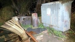 Aumenta el robo de transformadores eléctricos en el Sur