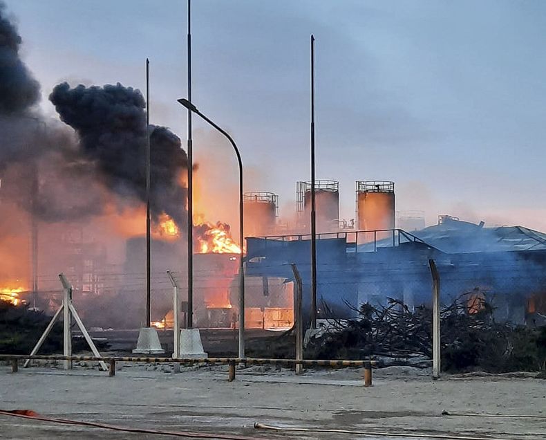 Una tragedia en Plaza Huincul.