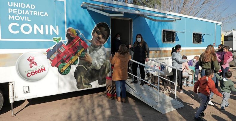 El móvil de CONIN recorrió barrios sanrafaelinos