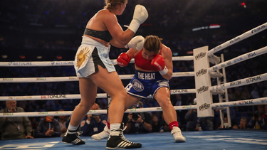 Soledad Matthysse, emoción pura tras conquistar el cinturón mundial interino en Estados Unidos.