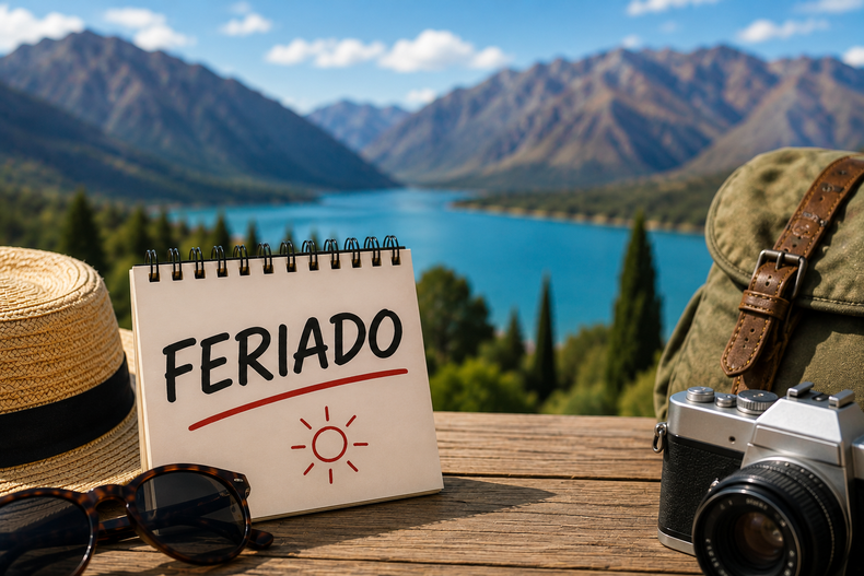 Para quienes estén pensando en organizar un viaje, las próximas fechas permitirán planificar escapadas de tres y hasta cuatro días. Imagen generada con IA