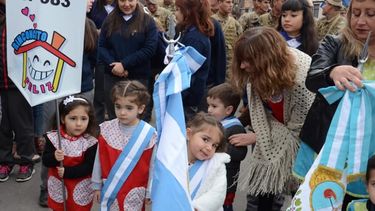 Jardines de los SEOS de San Carlos pusieron su toque especial en los festejos del 9 de Junlio