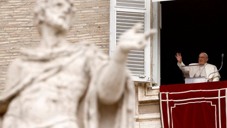 El papa Francisco pidió por la paz en Palestina y el fin de las guerras.