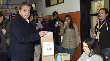Elecciones PASO 2023: votó Sergio Massa y pidió que la gente vaya a votar.