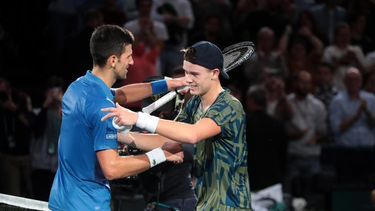 rune sorprendio a djokovic y se quedo con el masters 1000 de paris