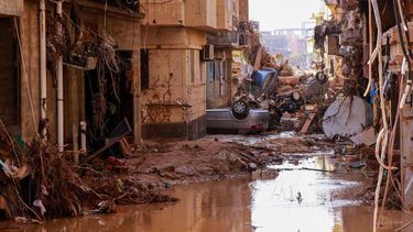 Desesperación en Libia tras las inundaciones.