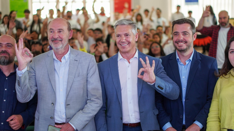 Alejandro Molero, intendente de General Alvear en el cierre.