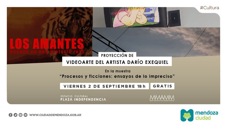 Proyección de videoarte en el MMAMM.