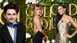 Mirá los mejores looks de la alfombra roja de los Premios Globos de Oro 2025.