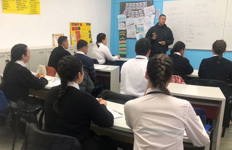 Formación de policías en Malargüe.