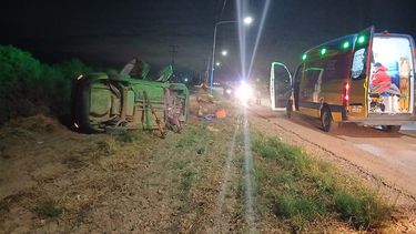 Grave accidente vial en La Pega, Lavalle. Grave accidente vial en La Pega, Lavalle.