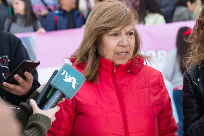 Victoria Pincheira, madre de Melody.