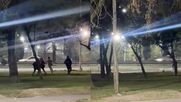 El momento previo al atropello. El menor está grave.