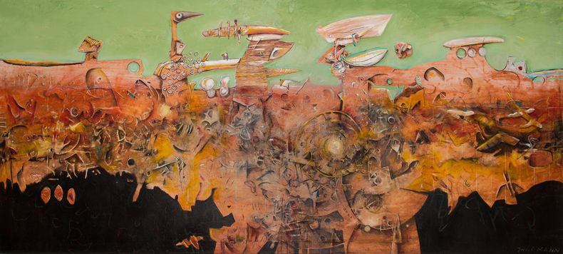 Una de las obras de Alberto Thormann que se podrá ver en el Museo Carlos Alonso.
