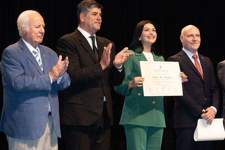 Flor Destéfanis (Santa Rosa), la única intendenta mujer de Mendoza