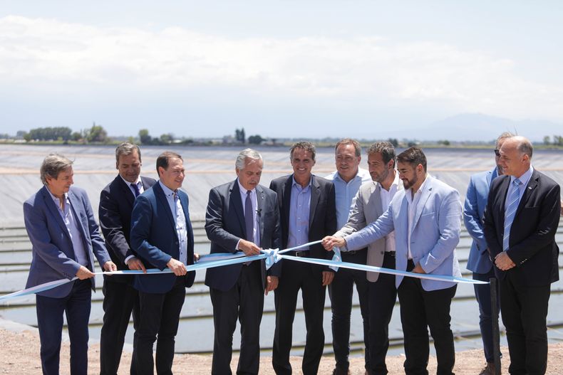 Alberto Fernández, intendentes, Lavalle, Mendoza, Gabriel Katopodis, planta depuradora