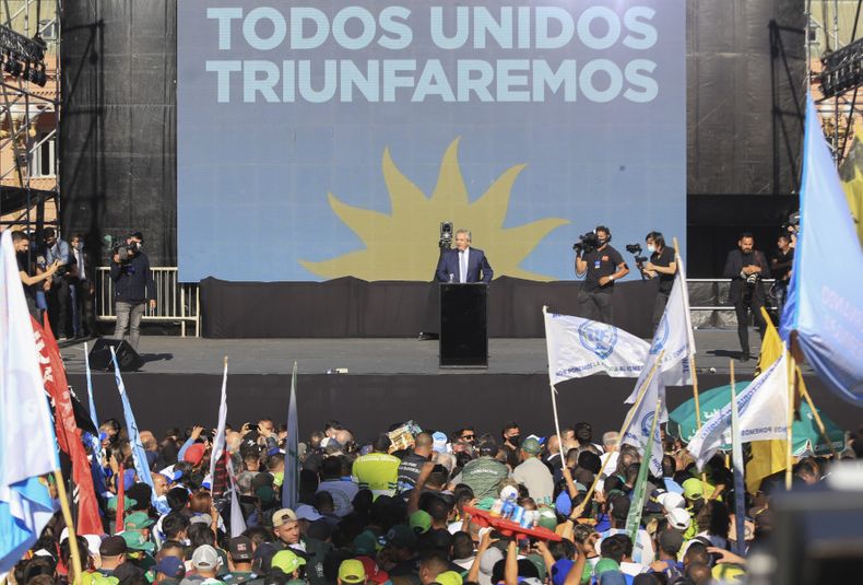 Alberto Fernández día de la militancia 2