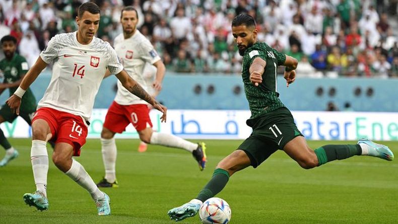 Arabia Saudita fue derrotada por Polonia.