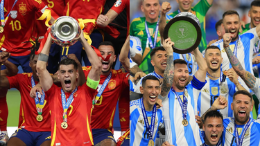 Argentina viene de ganar la Copa América.