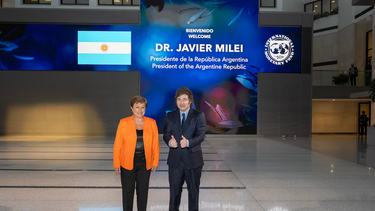 javier milei asegura que a mediados de abril se firma con el fmi