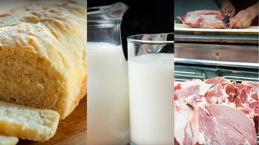 Uno de cada cuatro pesos que pagamos en pan, leche y carne son impuestos