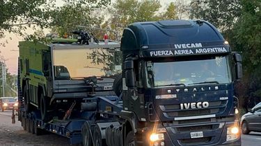 El aeropuerto de San Rafael ya cuenta con una autobomba de forma permanente