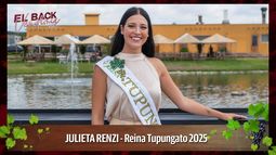 Julieta Renzi, reina de Tupungato: Quiero fomentar el turismo sostenible y sustentable