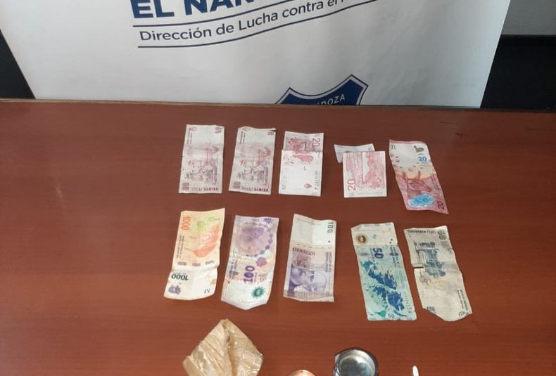 secuestro de droga, guaymallén
