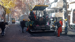 Obras en veredas y calzadas de la Municipalidad de Mendoza.