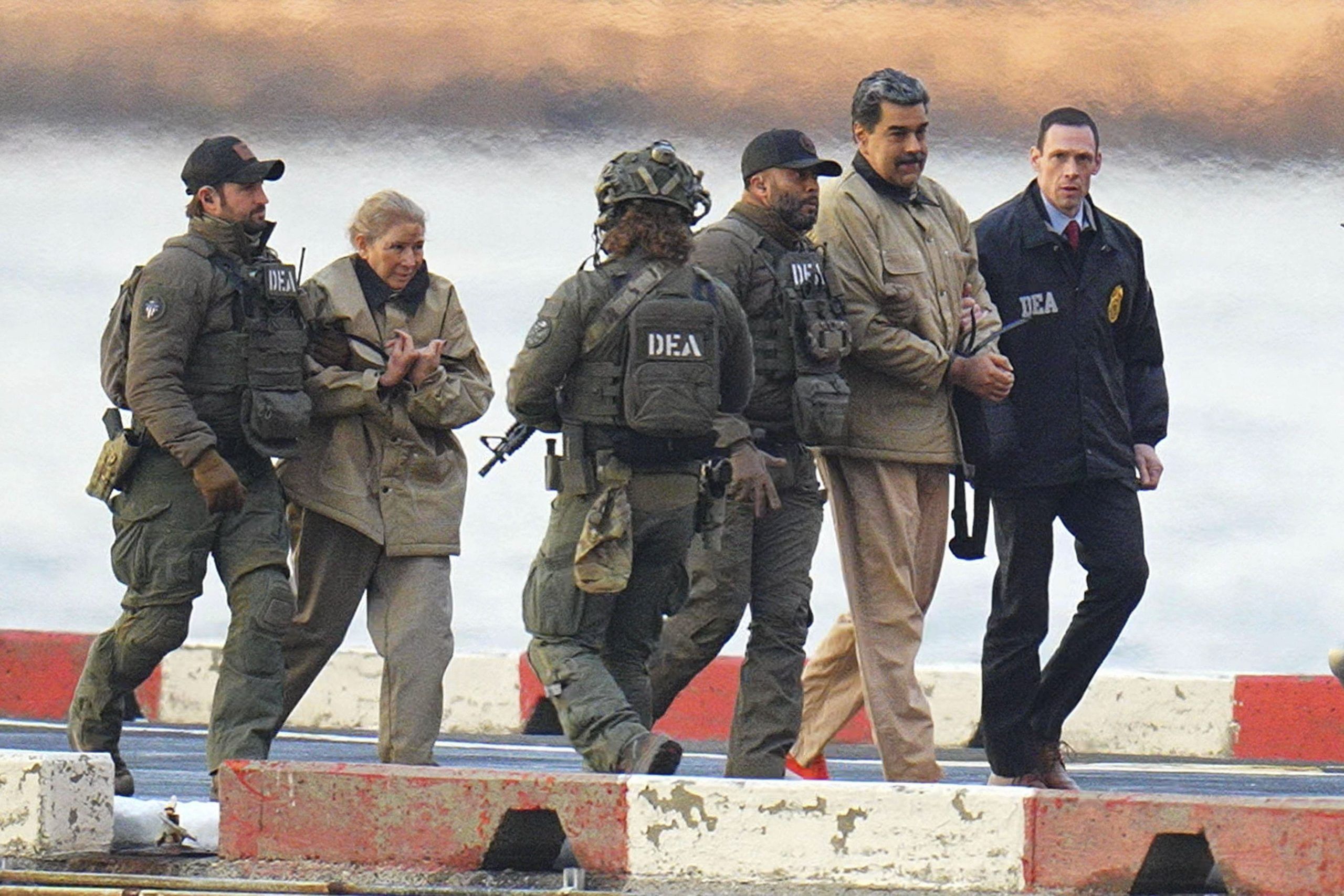 El líder chavista compareció por primera vez ante un tribunal norteamericano.