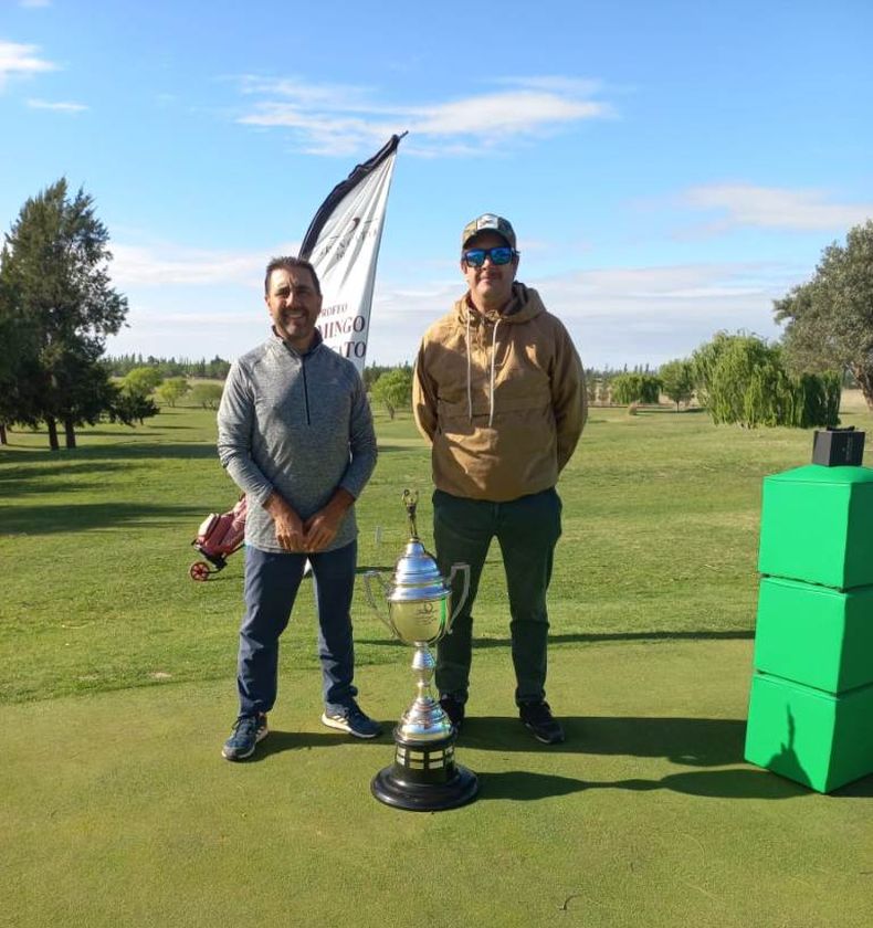 Golf. Ricardo Amuch (Campeón) y Rodrigo Jiménez (finalista) de la Copa Domingo Brancato.&nbsp;