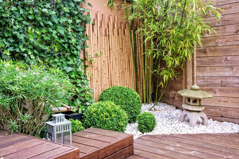 Jardinería: adiós a amontonar macetas en la terraza y hola a la creación de tu propio jardín japonés