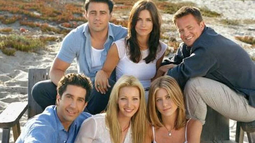 Friends completo en los días de grabación.