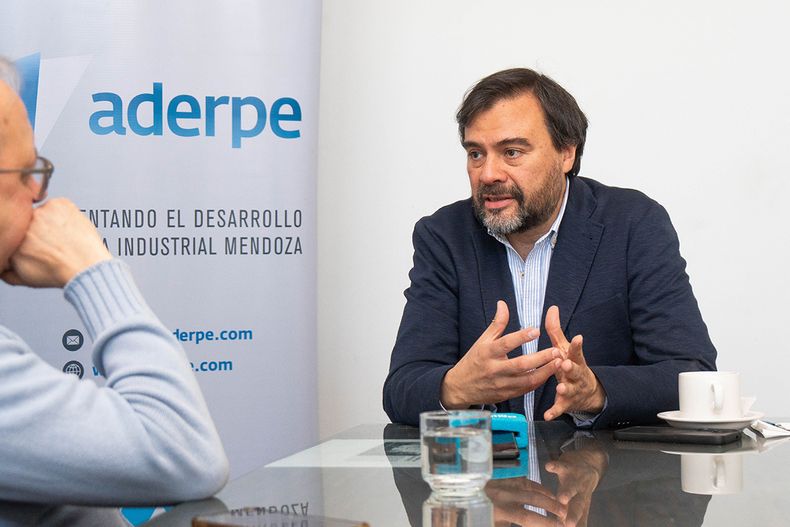 Manuel Ponce, titular de ADERPE. El master plan busca definir el futuro de la zona como eje industrial y logístico de la provincia de Mendoza y todo el oeste argentino