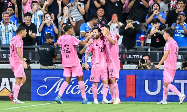 Lionel Messi fue la figura del Inter Miami con un gol y una asistencia frente a Cruz Azul. Foto: Inter Miami CF.