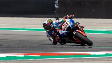 Álex Rins dominó las acciones.
