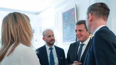 La reunión del ministro de Economía, Sergio Massa, en Washington.