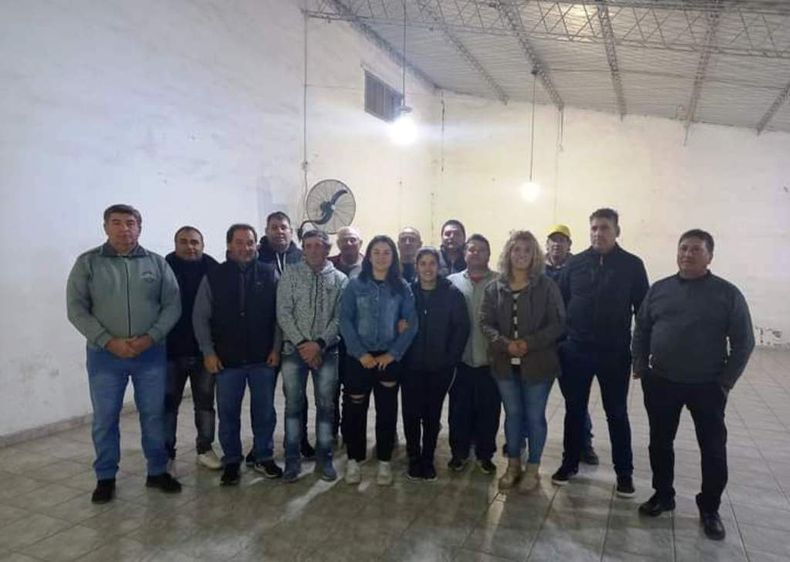 Fútbol. Comisión directiva del Club General San Martín de Salto de Las Rosas.