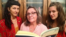 Lucía Miremont, Carolina Cusa Nanfro y Ariana Lucía Gómez estarán en el teatro Quintanilla este domingo.