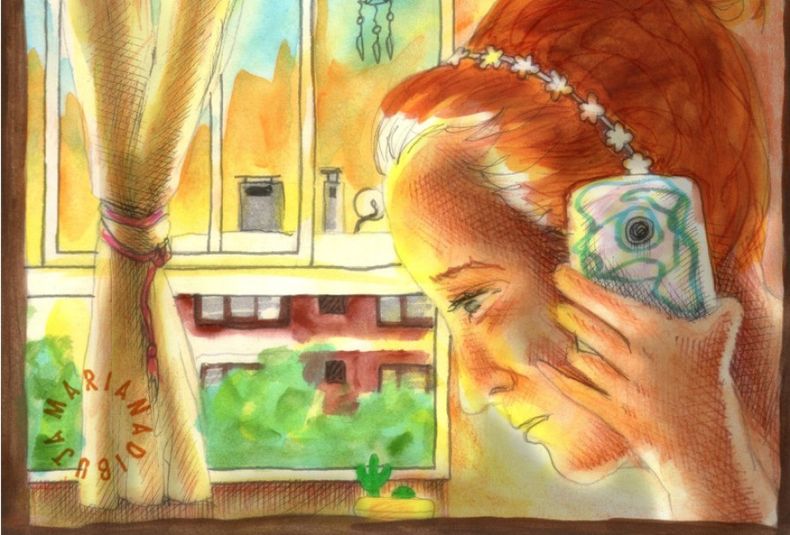 Cuarentena 15, mariana dibuja