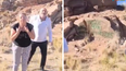 Decidieron la multa millonaria que deberán pagar los turistas que pintaron la piedra en Potrerillos