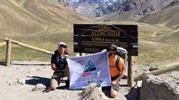 Un deportista mendocino busca ser el primer ciego en escalar el Aconcagua