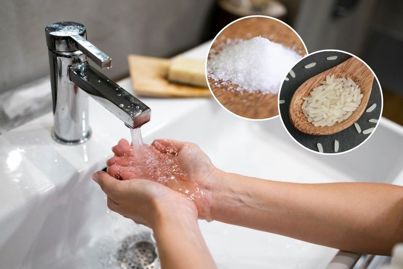 Por qué recomiendan lavarse las manos con sal y arroz