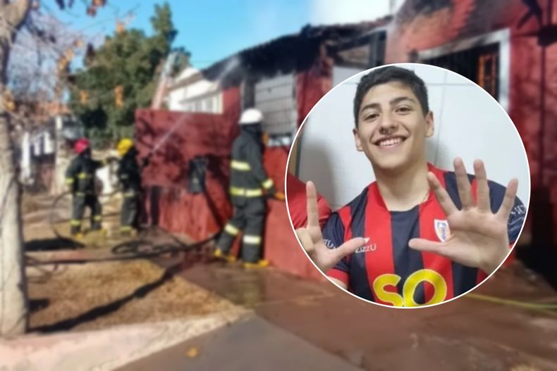 Luciano Galaz tenía 21 años y falleció tras el incendio en Las Heras.
