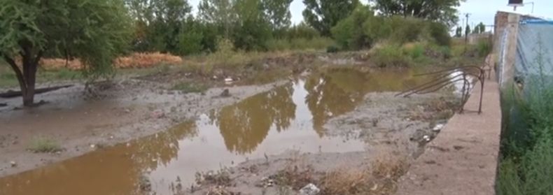 Consecuencias de la torrencial tormenta caída en Eugenio Bustos